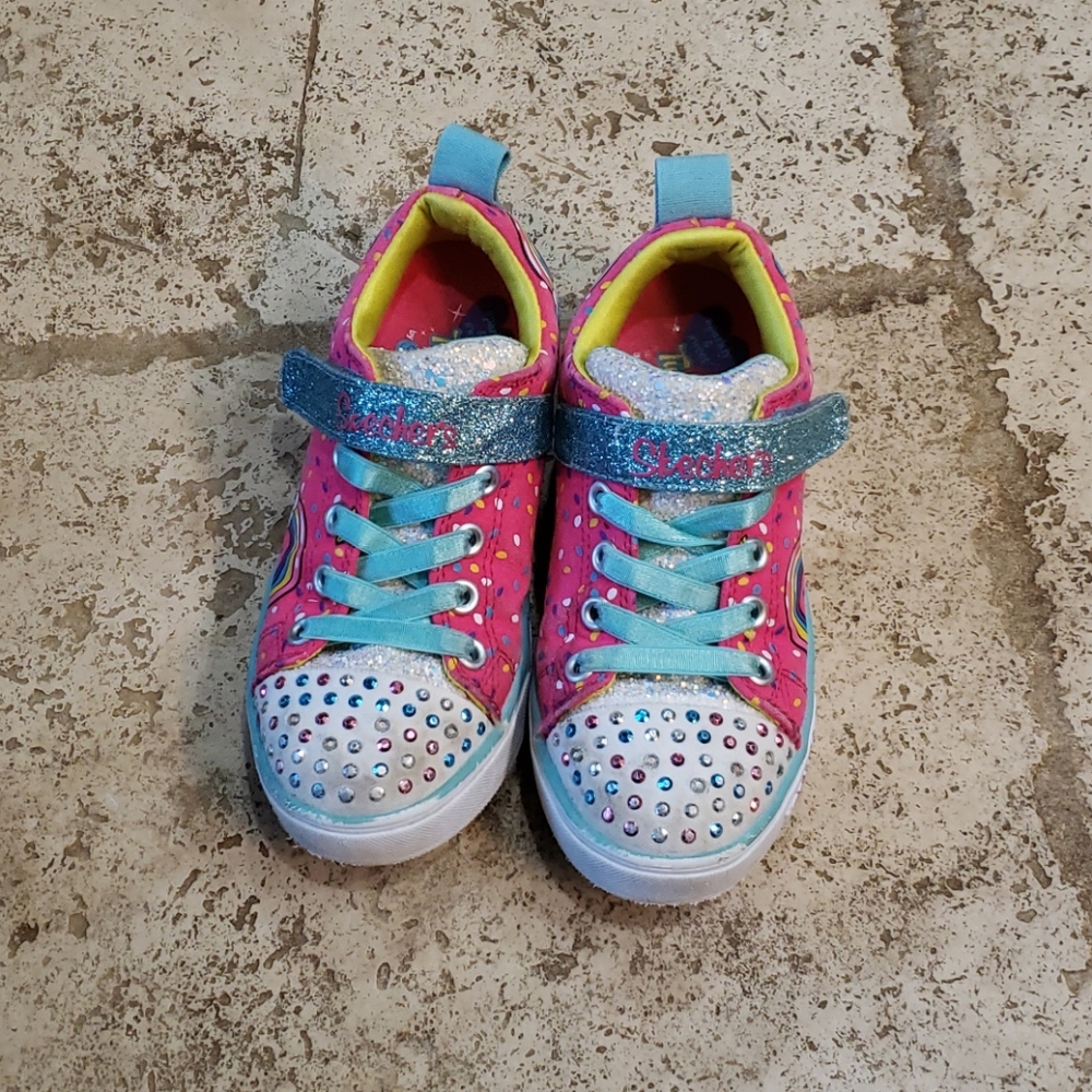 Toddler 12 Sketchers Twinkle Toes shoes